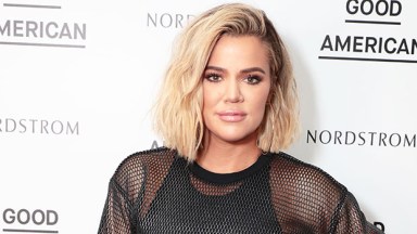 Khloe Kardashian Rocks Workout Outfit & Shows Off Her Abs In Gym