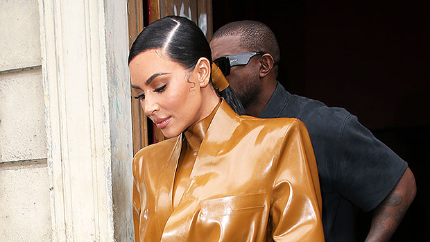 KUWTK': Kim Kardashian Squeezes Into Latex Outfit & Struggles