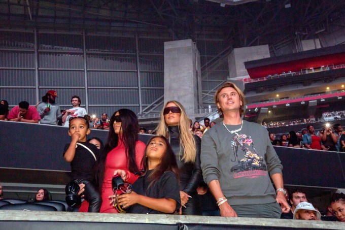 Kim Kardashian & Family At Kanye West’s Listening Party