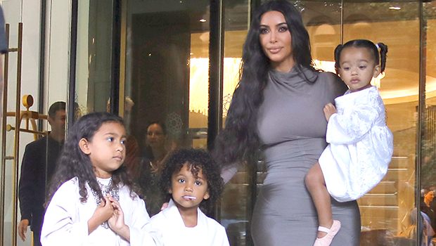Kim Kardashian S Kids Play In A Fort In Sweet New Video Hollywood Life