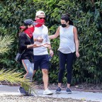 *EXCLUSIVE* Pregnant Lea Michele and Zandy Reich take a hike with her mom