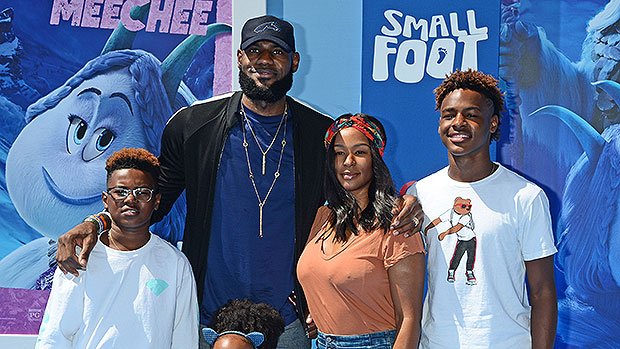 lebron's wife and kids