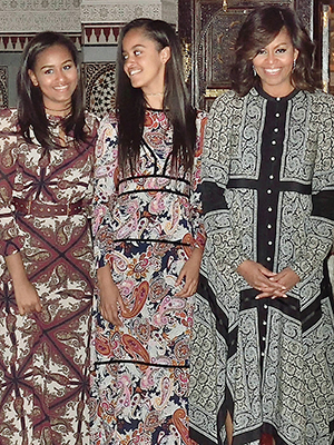Michelle Obama Sasha Obama Malia Obama