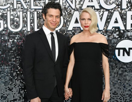 Thomas Kail and Michelle Williams
26th Annual Screen Actors Guild Awards, Arrivals, Shrine Auditorium, Los Angeles, USA - 19 Jan 2020
