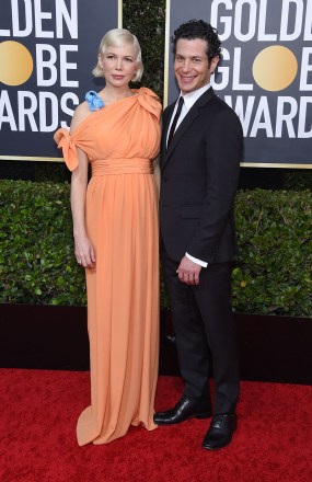 Michelle Williams and Thomas Kail
77th Annual Golden Globe Awards, Arrivals, Los Angeles, USA - 05 Jan 2020