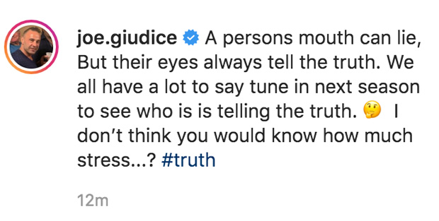 Joe Giudice's Instagram