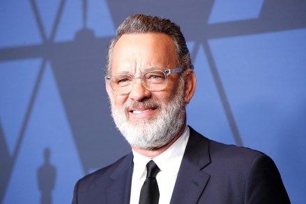 Tom Hanks poses on the red carpet prior to the 11th Annual Governors Awards at the Dolby Theater in Hollywood, California, USA, 27 October 2019.
11th Annual Governors Awards - Arrivals, Hollywood, USA - 27 Oct 2019