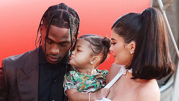 Travis Scott Plays Basketball With Daughter Stormi: Video