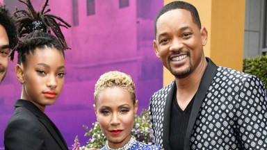 Will Smith Jada Pinkett React Willow Hair