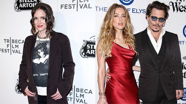 Winona Ryder, Johnny Depp, Amber Heard
