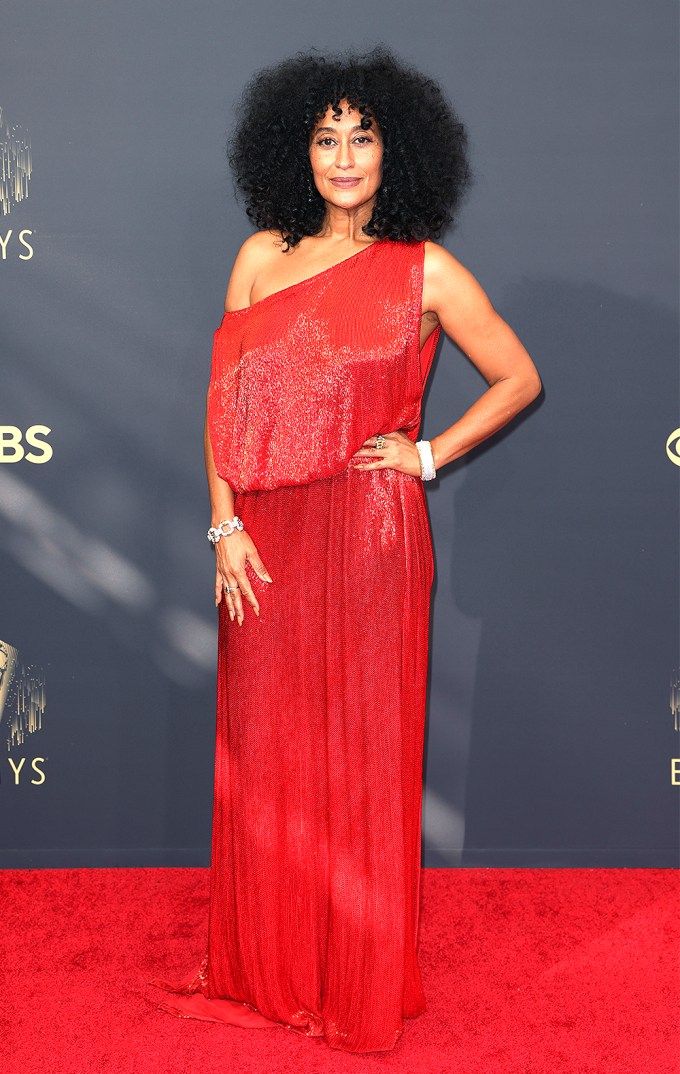 Tracee Ellis Ross attends the 2021 Emmy Awards