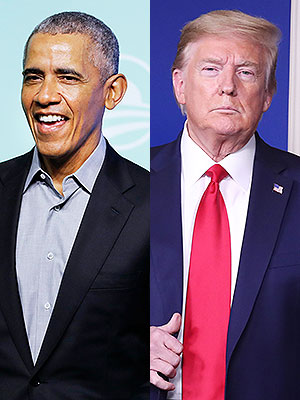 Barack Obama and Donald Trump