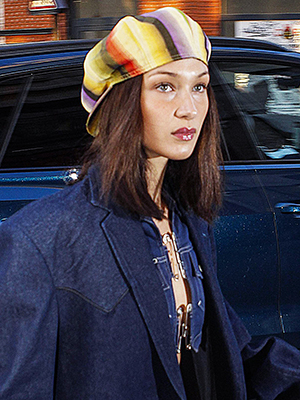 Bella Hadid in denim