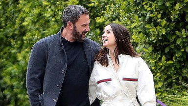 Ben Affleck Ana de Armas meeting kids