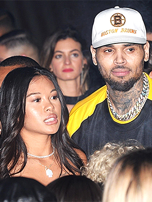 Ammika Harris and Chris Brown