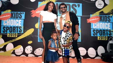 Ciara & Russell Willams on the red carpet with their kids