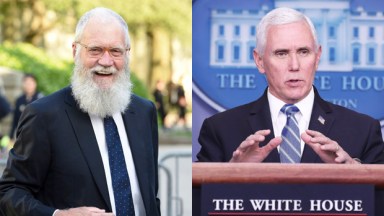 David Letterman Mike Pence