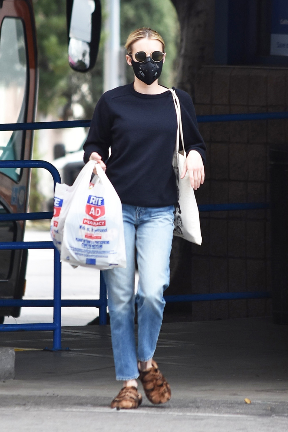 Emma Roberts gets a few essentials at Rite Aid