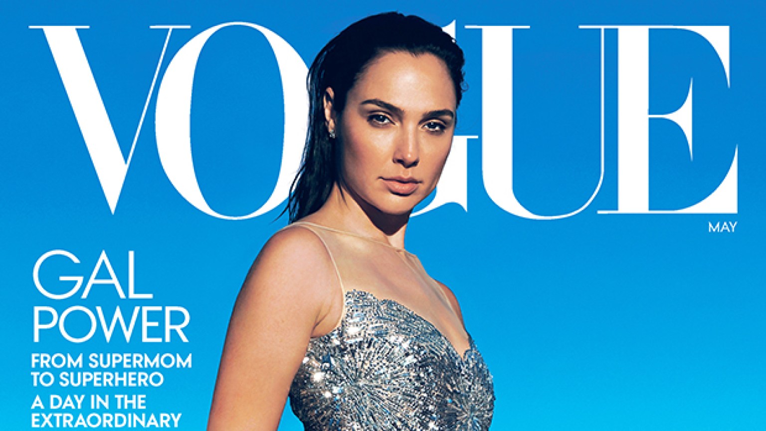 Gal Gadot’s Sequin Dress On ‘vogue’ Cover May 2020 Pics Hollywood Life
