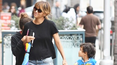 Halle Berry son workout equipment