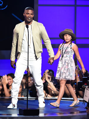 Jamie Foxx Daughter Annalise Carmelo Anthony