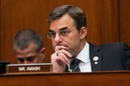 Rep. Justin Amash, R-Mich., listens to debate on Capitol Hill in Washington. Amash says he is launching an exploratory committee for the 2020 Libertarian Party's presidential nomination. The Republican-turned-independent said on Twitter, that the U.S. is ready for new leadership
Election 2020 Amash, Washington, United States - 12 Jun 2019