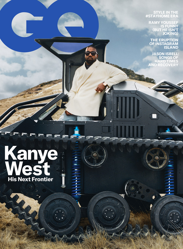 Kanye West in GQ's May 2020 Issue