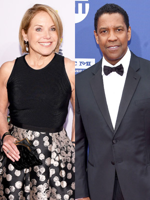 Katie Couric Denzel Washington