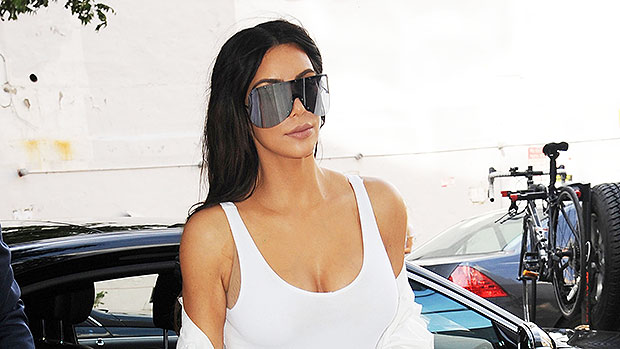 Kim Kardashian looks sensational in her shapewear