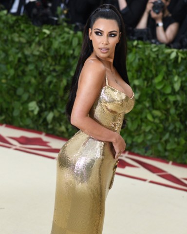 Kim Kardashian West The Metropolitan Museum of Art's Costume Institute Benefit celebrating the opening of Heavenly Bodies: Fashion and the Catholic Imagination, Arrivals, New York, USA - 07 May 2018