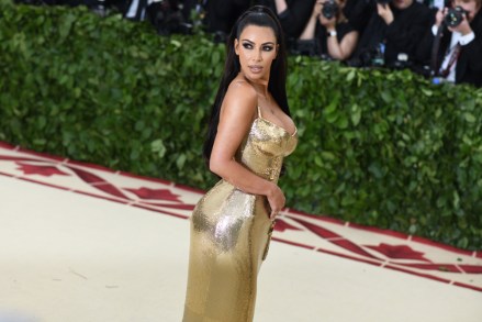 Kim Kardashian West
The Metropolitan Museum of Art's Costume Institute Benefit celebrating the opening of Heavenly Bodies: Fashion and the Catholic Imagination, Arrivals, New York, USA - 07 May 2018