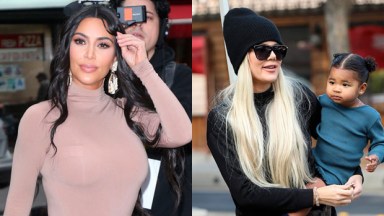 Kim Kardashian, Khloe Kardashian, True Thompson