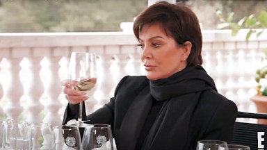 Kris Jenner at a winery in Napa