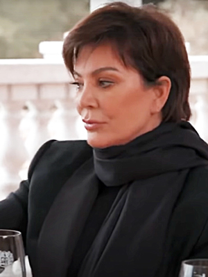 Kris Jenner at a winery in Napa