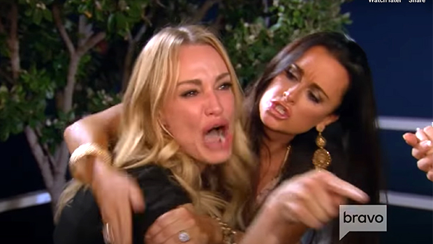 Kyle Richards Has No Clue What Woman Yelling At Cat Meme is About