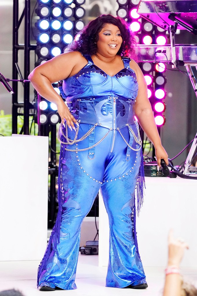 Lizzo performs on the Today Show