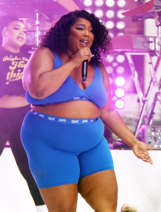 Lizzo performs on the Today Show