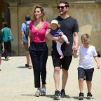 *EXCLUSIVE* Michael Buble enjoys a break from his world tour during a family outing in Florence *TAKEN WITH PERMISSION*