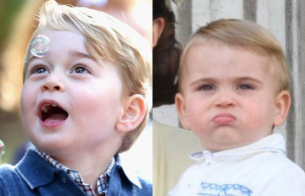 Prince George and Prince Louis
