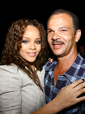 Rihanna and her dad
