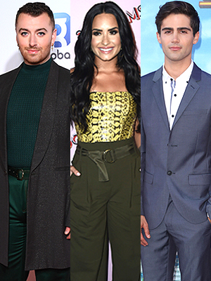 Sam Smith, Demi Lovato, Max Ehrich