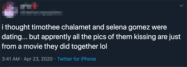 Selena Gomez Timothee Chalamet