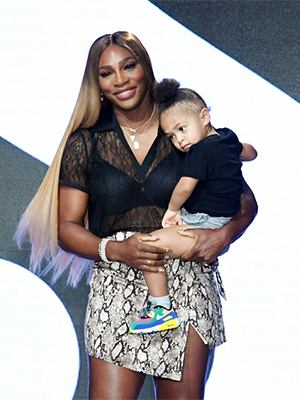 serena williams, alexis olympia ohanian