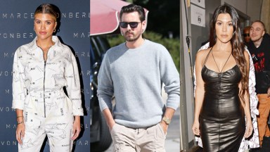 Sofia Richie, Scott Disick & Kourtney Kardashian