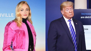 Sophie Turner and Donald Trump