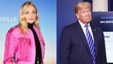 Sophie Turner and Donald Trump