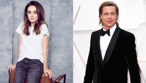 mila kunis, brad pitt