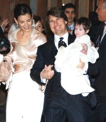 Tom Cruise, soon-to-be wife Katie Holmes and their daughter Suri Cruise are seen leaving the Hassler Hotel in Rome tonight on the way to their pre-wedding dinner.Picture by: Giles Harrison Ref: SHUK LELA 161106 F Splash News and PicturesLos Angeles:310-821-2666New York:212-619-2666London:207-107-2666photodesk@splashnews.comwww.splashnews.com
