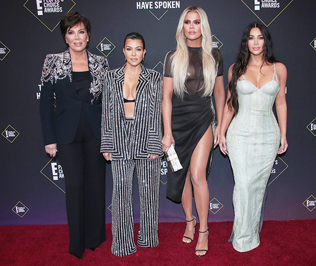 The Kardashians at the 2019 People's Choice Awards 