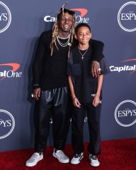 American rapper Lil Wayne (Dwayne Michael Carter Jr.) and son Kameron Carter arrive at the 2022 ESPY Awards held at the Dolby Theatre on July 20, 2022 in Hollywood, Los Angeles, California, United States.
2022 ESPY Awards, Dolby Theatre, Hollywood, Los Angeles, California, United States - 21 Jul 2022